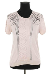 Top Kenzo Beige en Coton, taille XS - Seconde Main