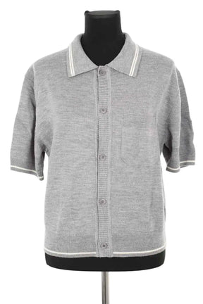 Top Kenzo Gris en Laine, taille S - Seconde Main