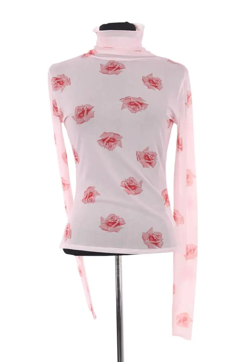 Top Kenzo Rose en Synthétique, taille S - Seconde Main