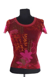 Top Kenzo Rose en Synthétique, taille S - Seconde Main