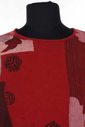 Top Kenzo Rouge en Viscose