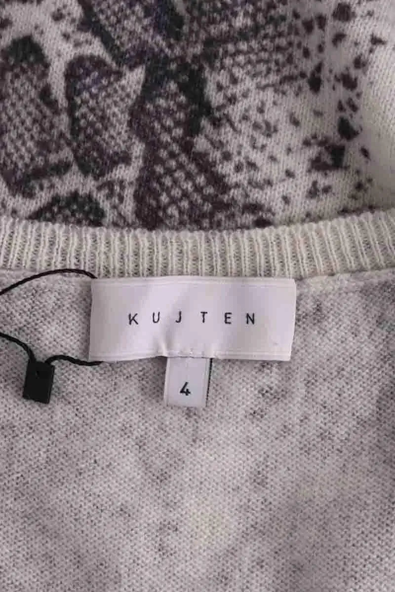 Top Kujten Gris en Cachemire