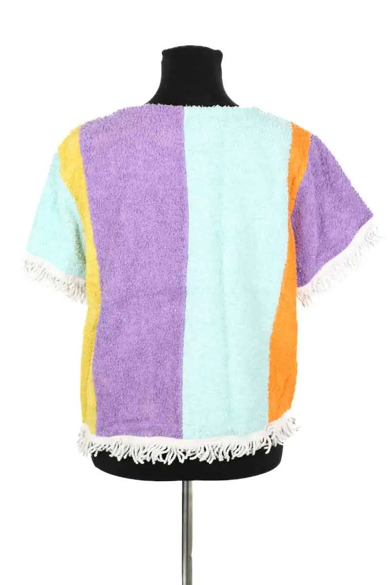 Top La Veste Multicolore en Coton