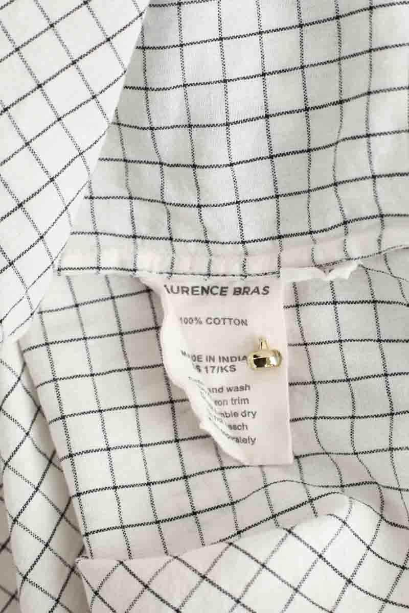 Top Laurence Bras Blanc en Coton