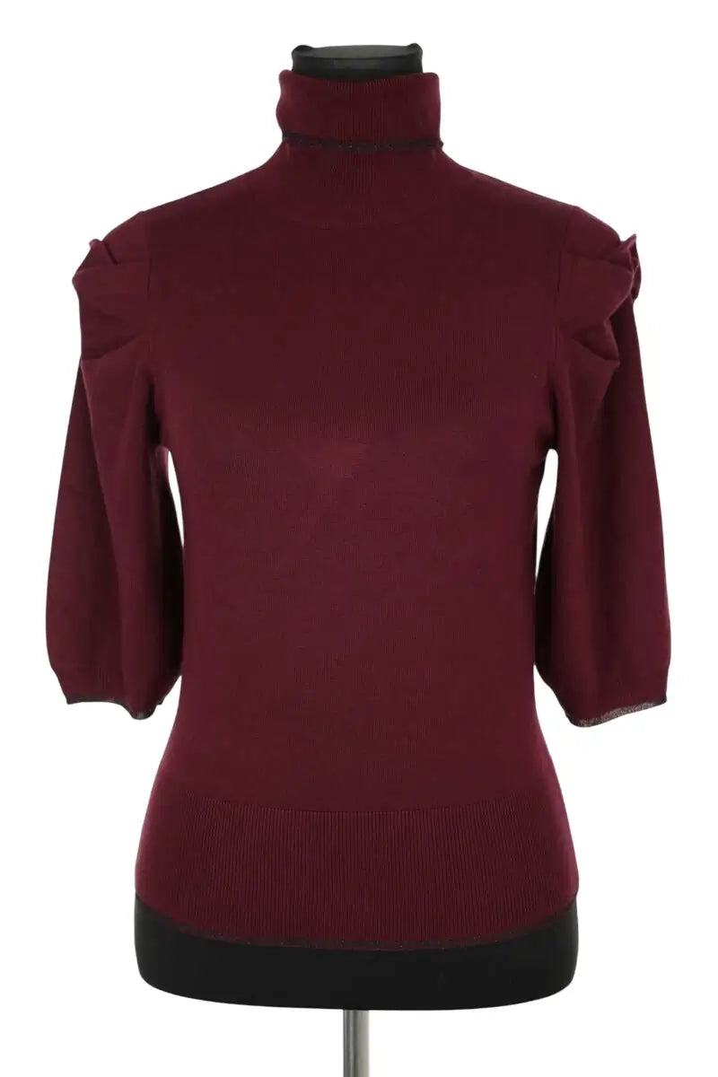 Top Liu Jo Bordeaux en Coton, taille S - Seconde Main