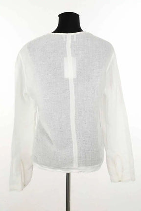 Top Loulou Studio Blanc en Coton