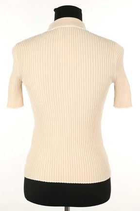 Top Maje Beige en Synthétique
