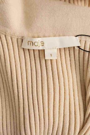 Top Maje Beige en Synthétique