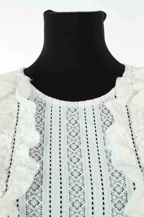 Top Maje Blanc en Polyamide