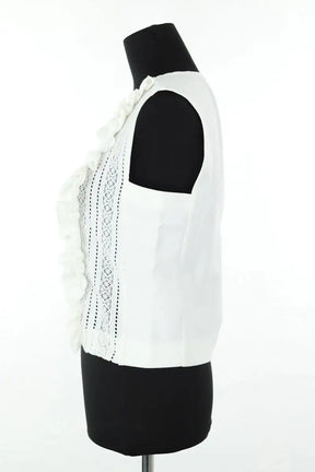 Top Maje Blanc en Polyamide