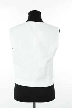 Top Maje Blanc en Polyamide