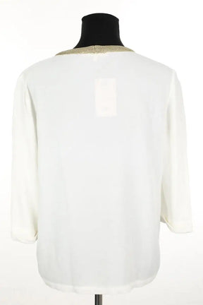 Top Maje Blanc en Viscose
