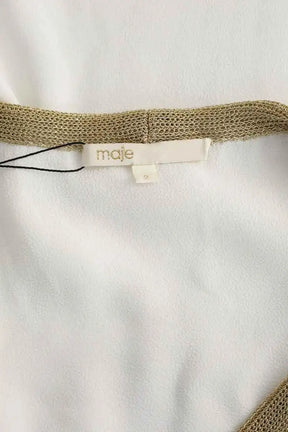 Top Maje Blanc en Viscose