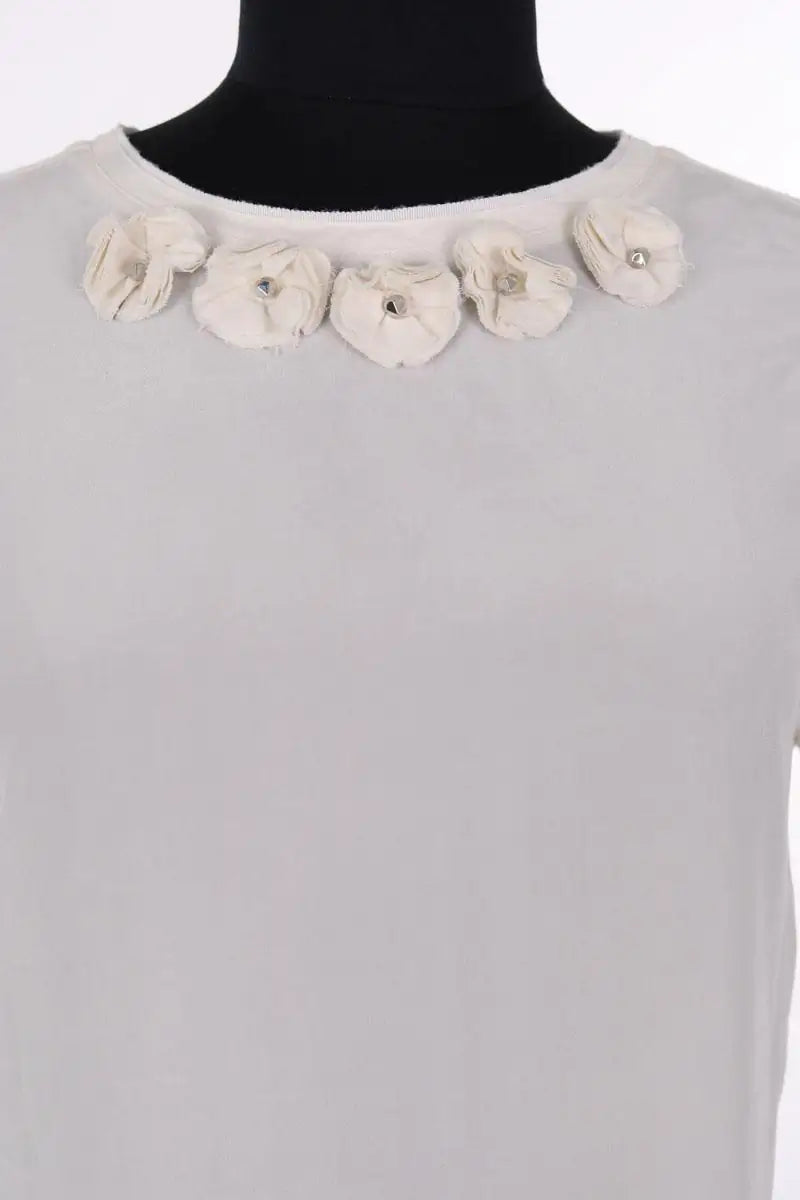 Top Maje Blanc en Viscose
