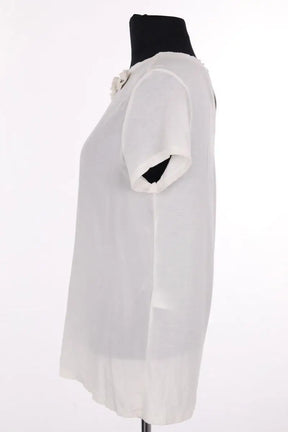 Top Maje Blanc en Viscose