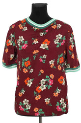 Top Maje Bordeaux en Viscose, taille S - Seconde Main