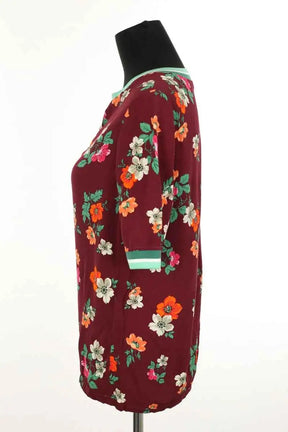 Top Maje Bordeaux en Viscose
