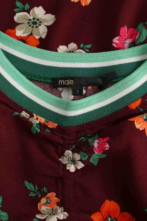 Top Maje Bordeaux en Viscose
