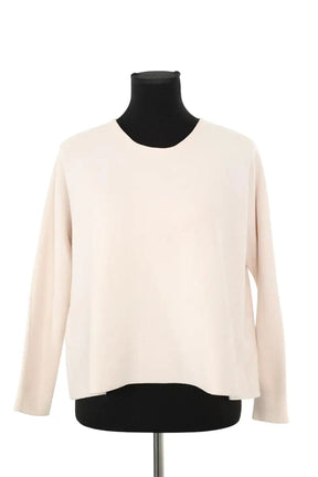 Top Maje Ecru en Viscose, taille S - Seconde Main