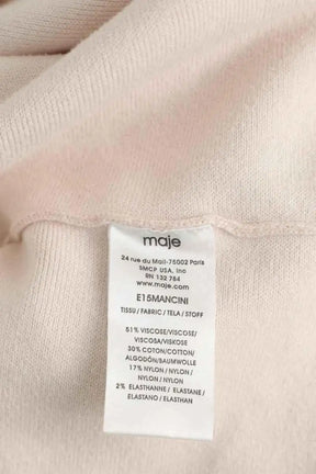 Top Maje Ecru en Viscose