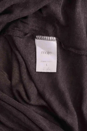 Top Maje Marron en Lin
