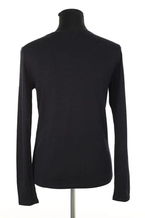 Top Maje Noir en Coton