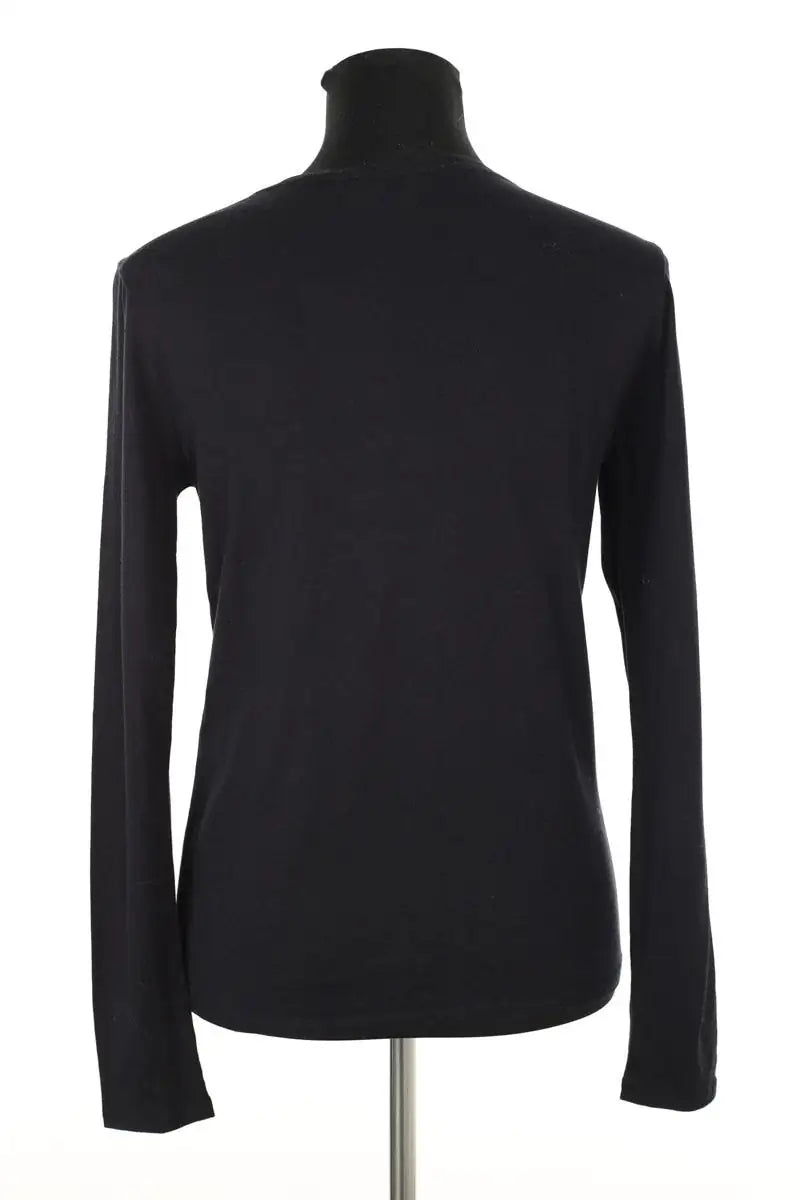 Top Maje Noir en Coton
