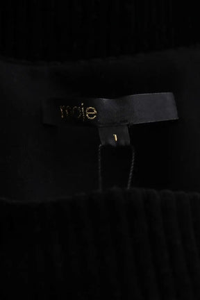Top Maje Noir en Coton