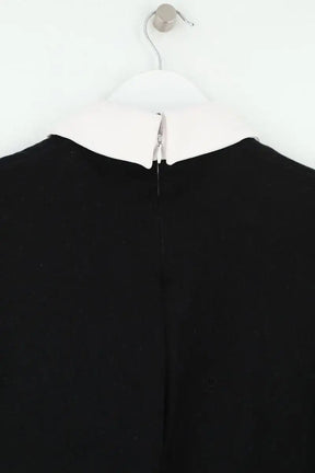 Top Maje Noir en Coton
