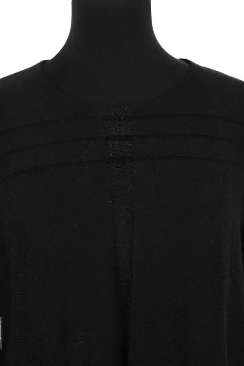 Top Maje Noir en Laine