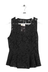 Top Maje Noir en Synthétique, taille L - Seconde Main