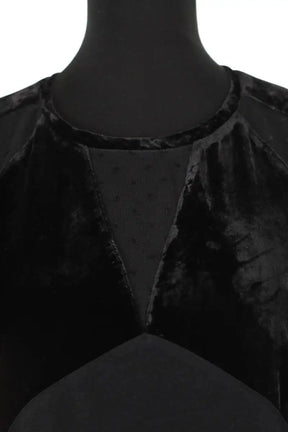 Top Maje Noir en Synthétique