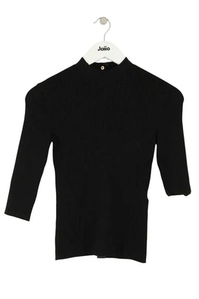 Top Maje Noir en Viscose, taille S - Seconde Main