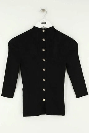 Top Maje Noir en Viscose