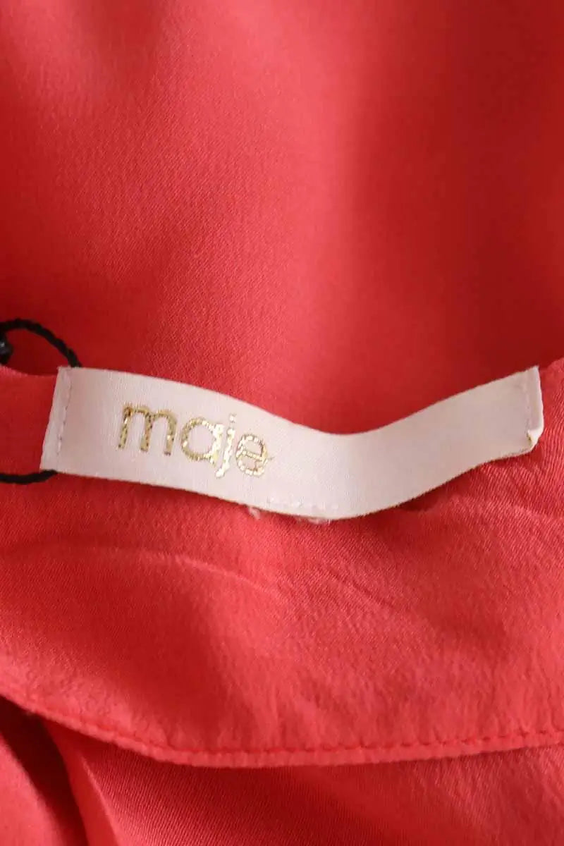 Top Maje Rose en Synthétique