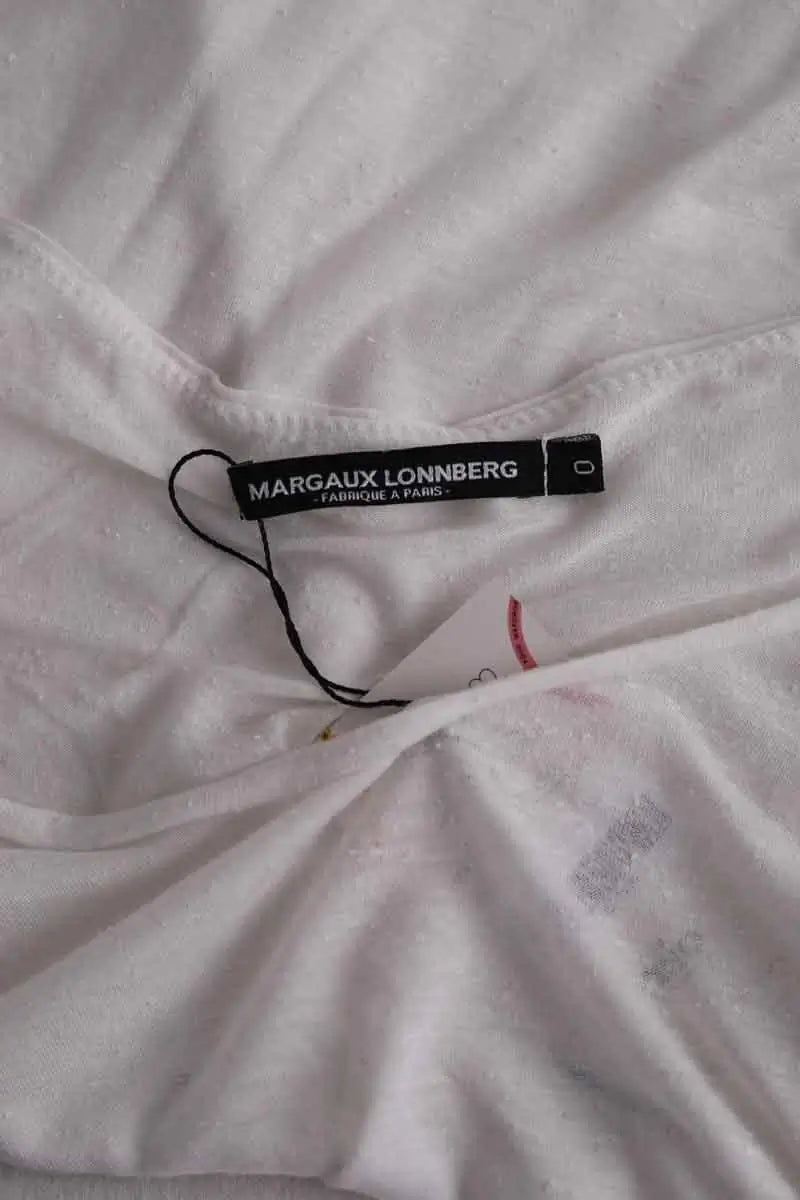 Top Margaux Lonnberg Blanc en Synthétique