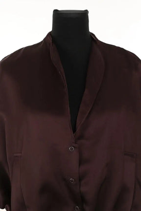 Top Margaux Lonnberg Isha Marron en Viscose