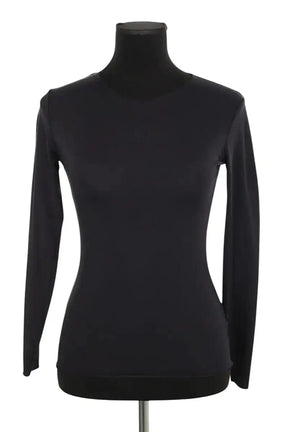 Top Marine Serre Noir en Polyamide, taille S - Seconde Main