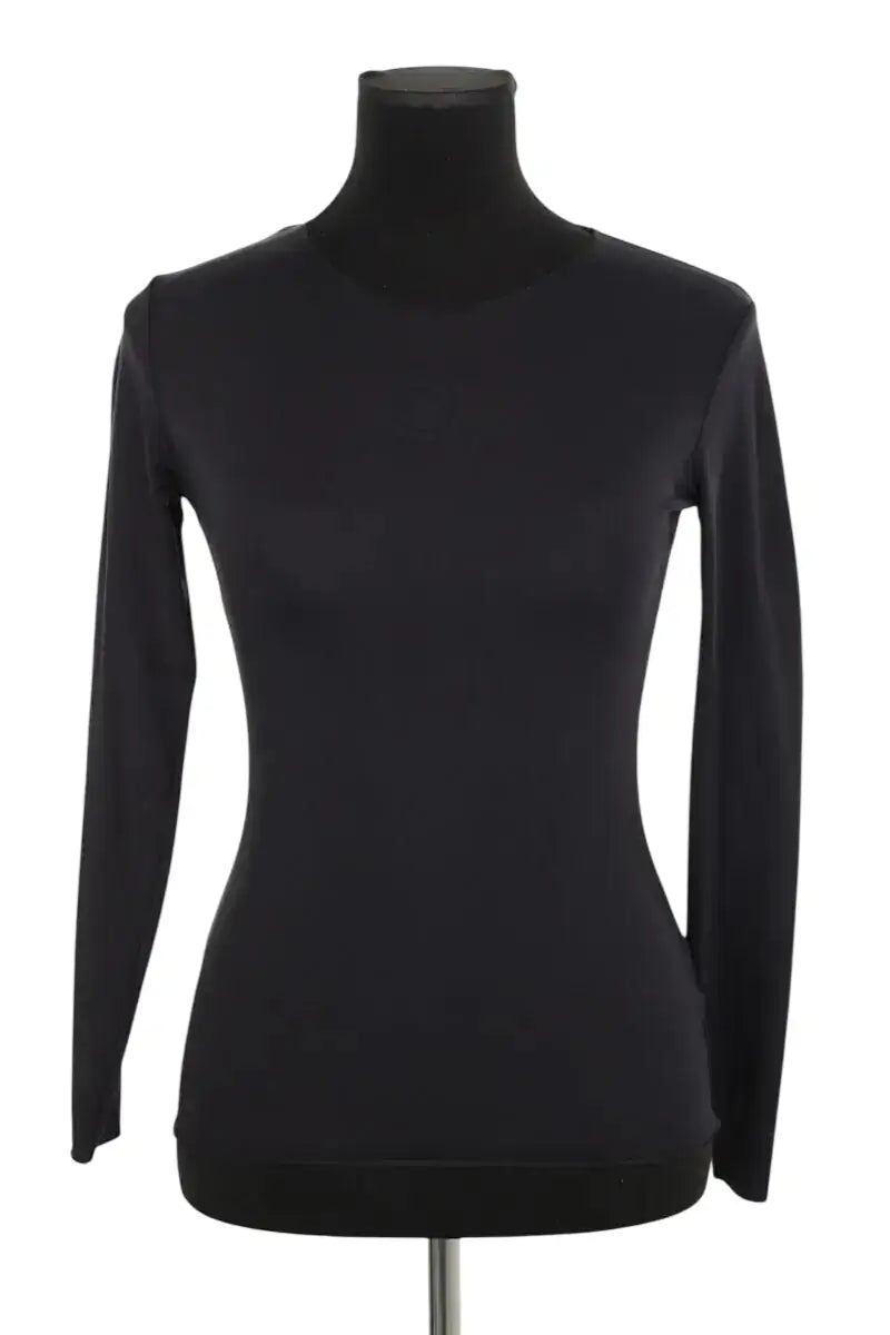 Top Marine Serre Noir en Polyamide, taille S - Seconde Main
