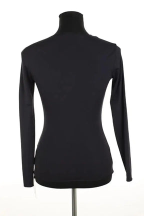 Top Marine Serre Noir en Polyamide