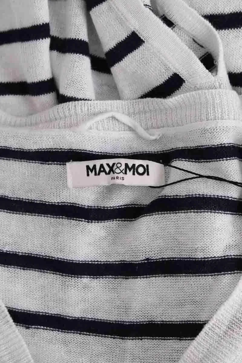 Top Max & Moi Blanc en Lin