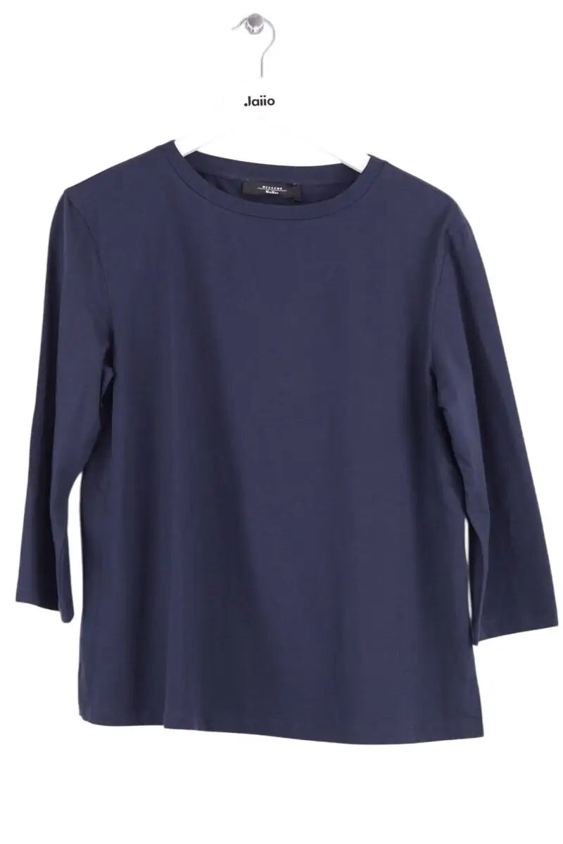 Top Max Mara Bleu en Coton, taille XL - Seconde Main
