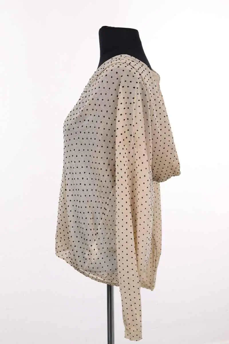 Top Mes Demoiselles Doré en Viscose