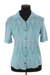 Top Missoni Bleu en Coton, taille S - Seconde Main