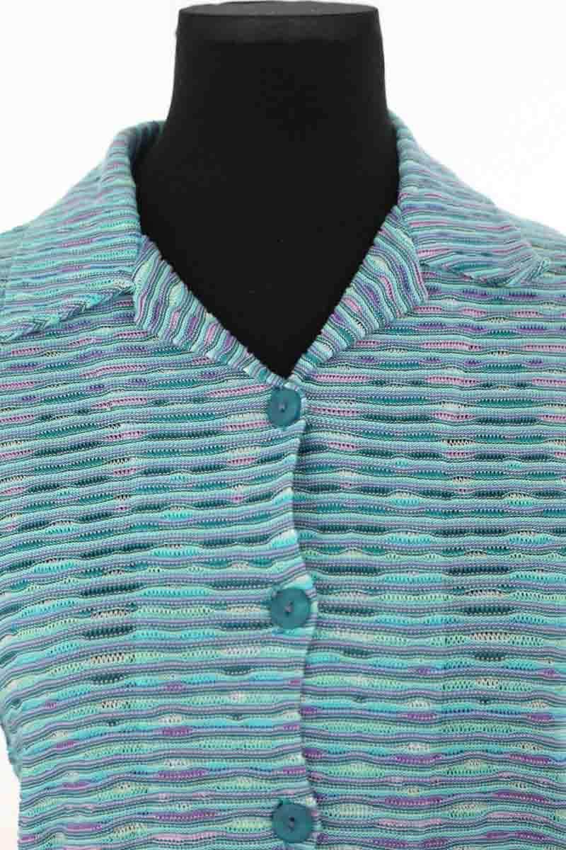 Top Missoni Bleu en Coton