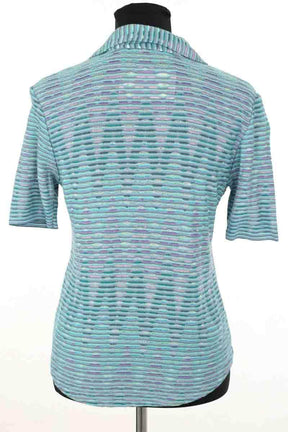 Top Missoni Bleu en Coton
