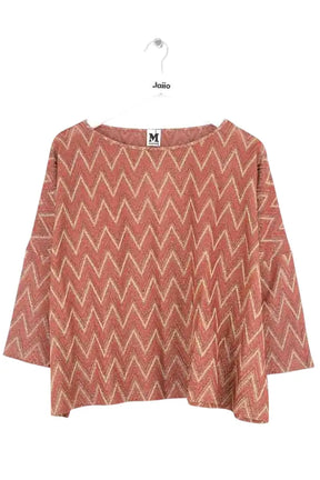Top Missoni Marron en Coton, taille L - Seconde Main