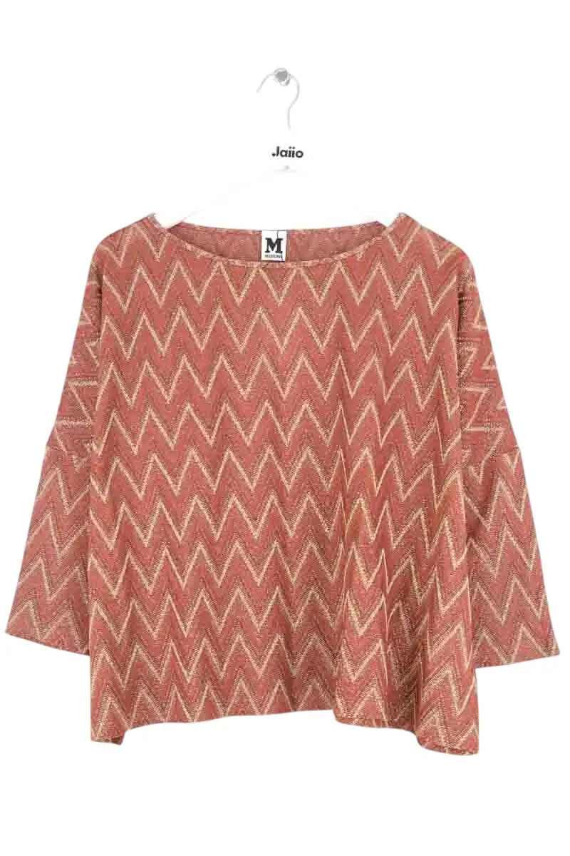 Top Missoni Marron en Coton, taille L - Seconde Main