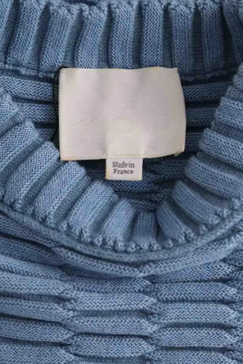 Top Molli Bleu en Laine