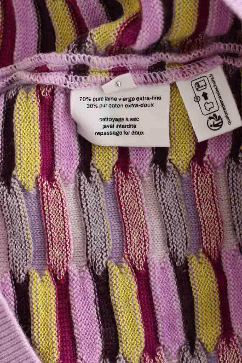 Top Molli Multicolore en Laine